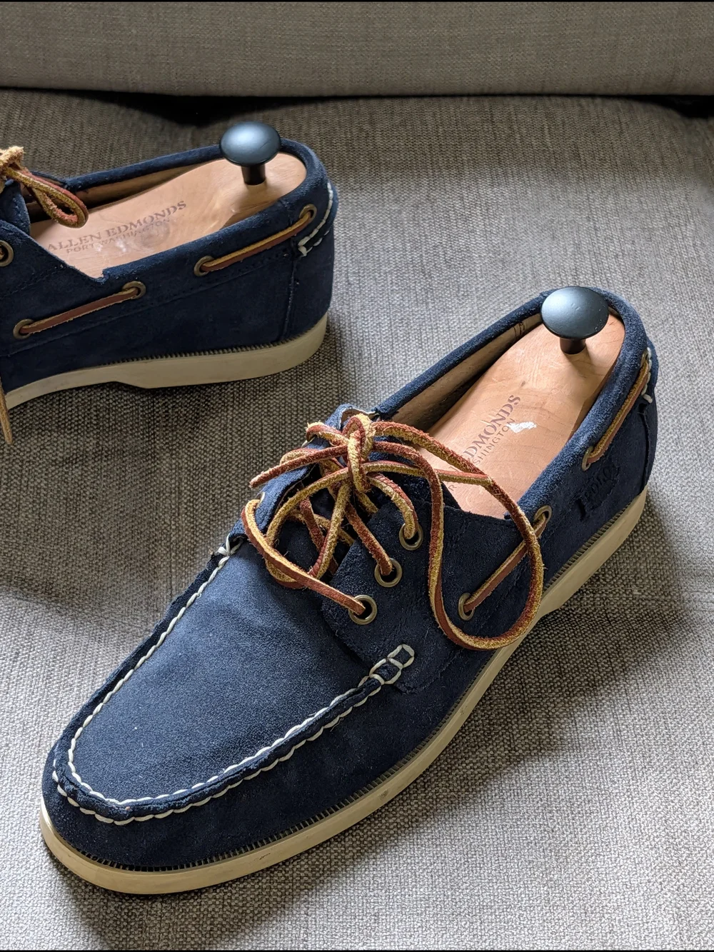 Polo by Ralph Lauren Men’s Navy Suede Casual Shoe